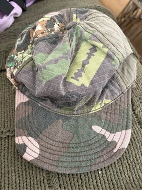Goorin Bros Kids Camo Cotton Baseball Cap - Green, Brown, Pink